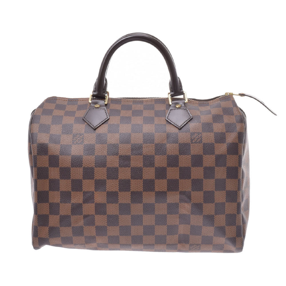 LOUIS VUITTON ルイヴィトン ダミエ スピーディ30 ブラウン N41364 レディース ダミエキャンバス ハンドバッグ Aランク 中古 