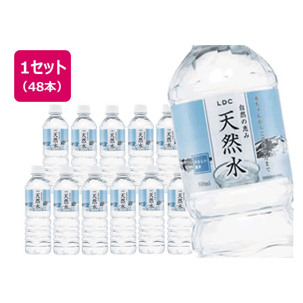 自然の恵み 天然水 500ml×48本 F381825