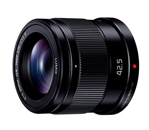 【2025年度カレンダ】パナソニック 単焦点 中望遠レンズ マイクロフォーサーズ用 ルミックス G 42.5mm/ F1.7 ASPH. / POWER O.I.S. ブラック H-HS043-K【中古品】_画像1