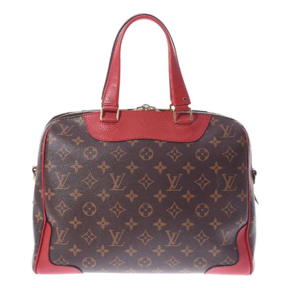 LOUIS VUITTON ルイヴィトン モノグラム レティーロ PM スリーズ(赤） M40546 レディース モノグラムキャンバス 2WAYバッグ ABランク 中古 