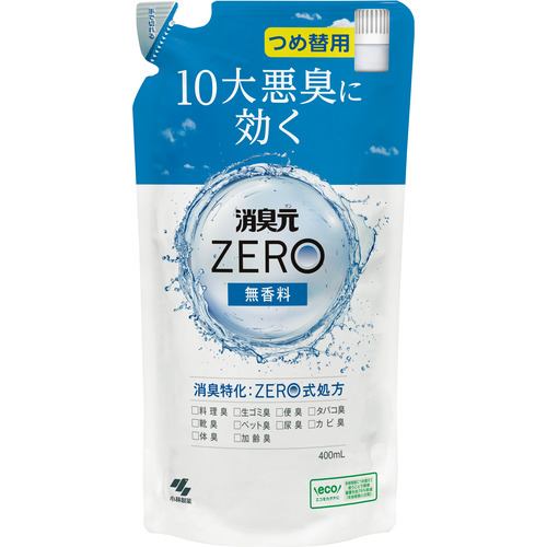 小林製薬 消臭元ＺＥＲＯつめ替用無香料 400ml