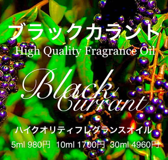 ★ハイクオリティフレグランスオイル★ブラックカラント5ml