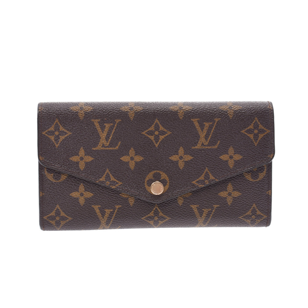 LOUIS VUITTON ルイヴィトン モノグラム ポルトフォイユ サラ ブラウン M60531  ユニセックス モノグラムキャンバス 長財布 Bランク 中古 