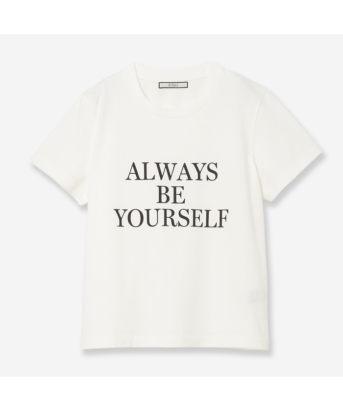 リズム/ロゴTシャツ（ALWAYS BE YOURSELF)