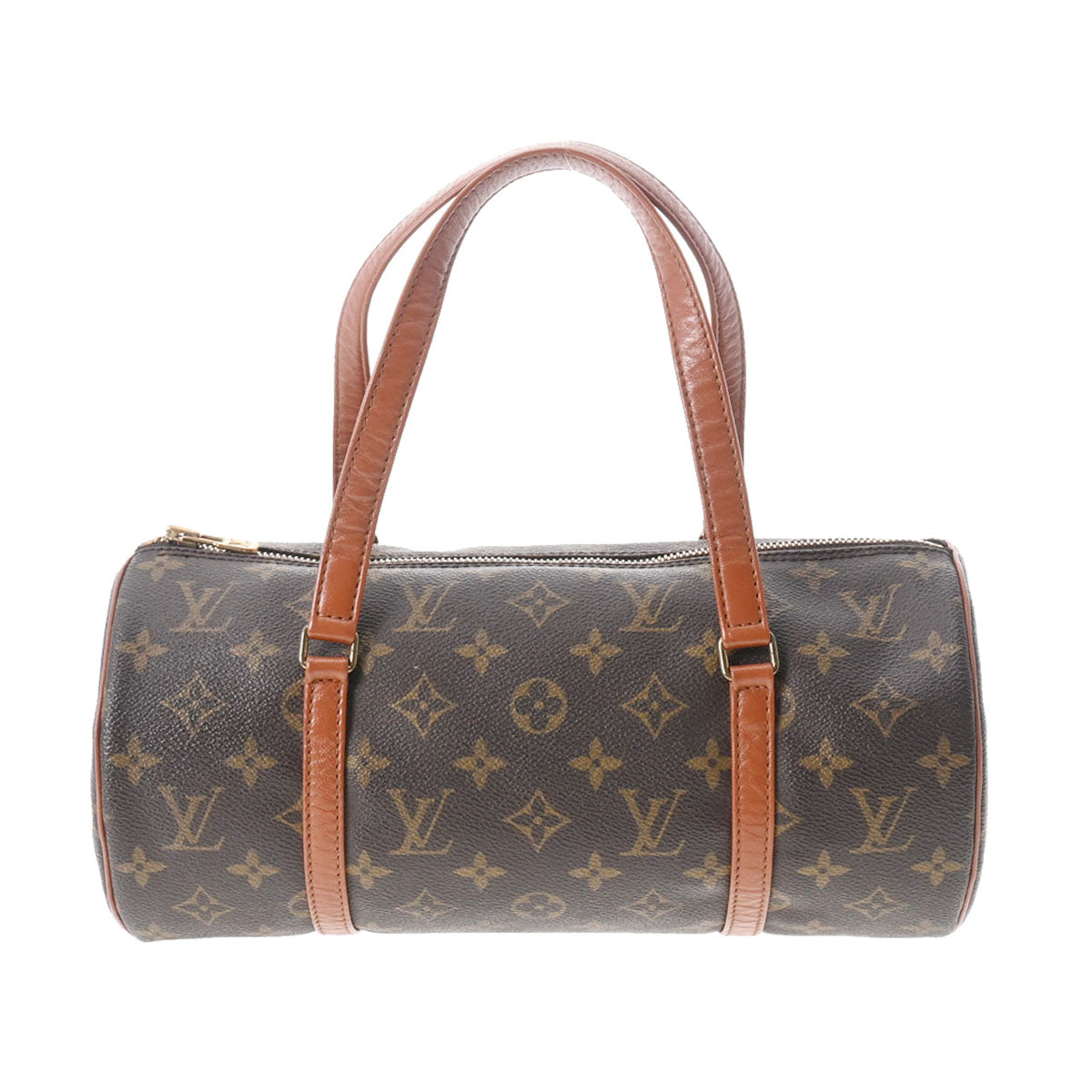 LOUIS VUITTON ルイヴィトン モノグラム パピヨン GM 旧型 ブラウン M51365 レディース モノグラムキャンバス ハンドバッグ  Bランク