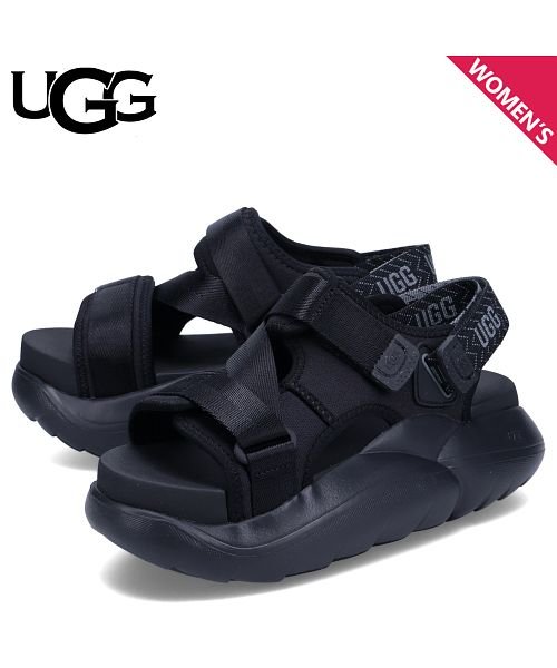 UGG アグ サンダル ストラップサンダル ラ アルト クロスストラップ レディース 厚底 LA ALTO CROSS STRAP ブラック 黒 115268