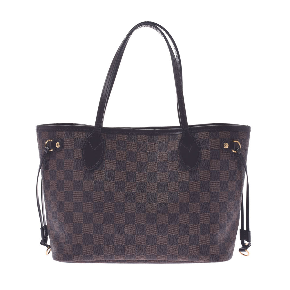 LOUIS VUITTON ルイヴィトン ダミエ ネヴァーフルPM ブラウン N41359 レディース ダミエキャンバス ハンドバッグ ABランク 中古 