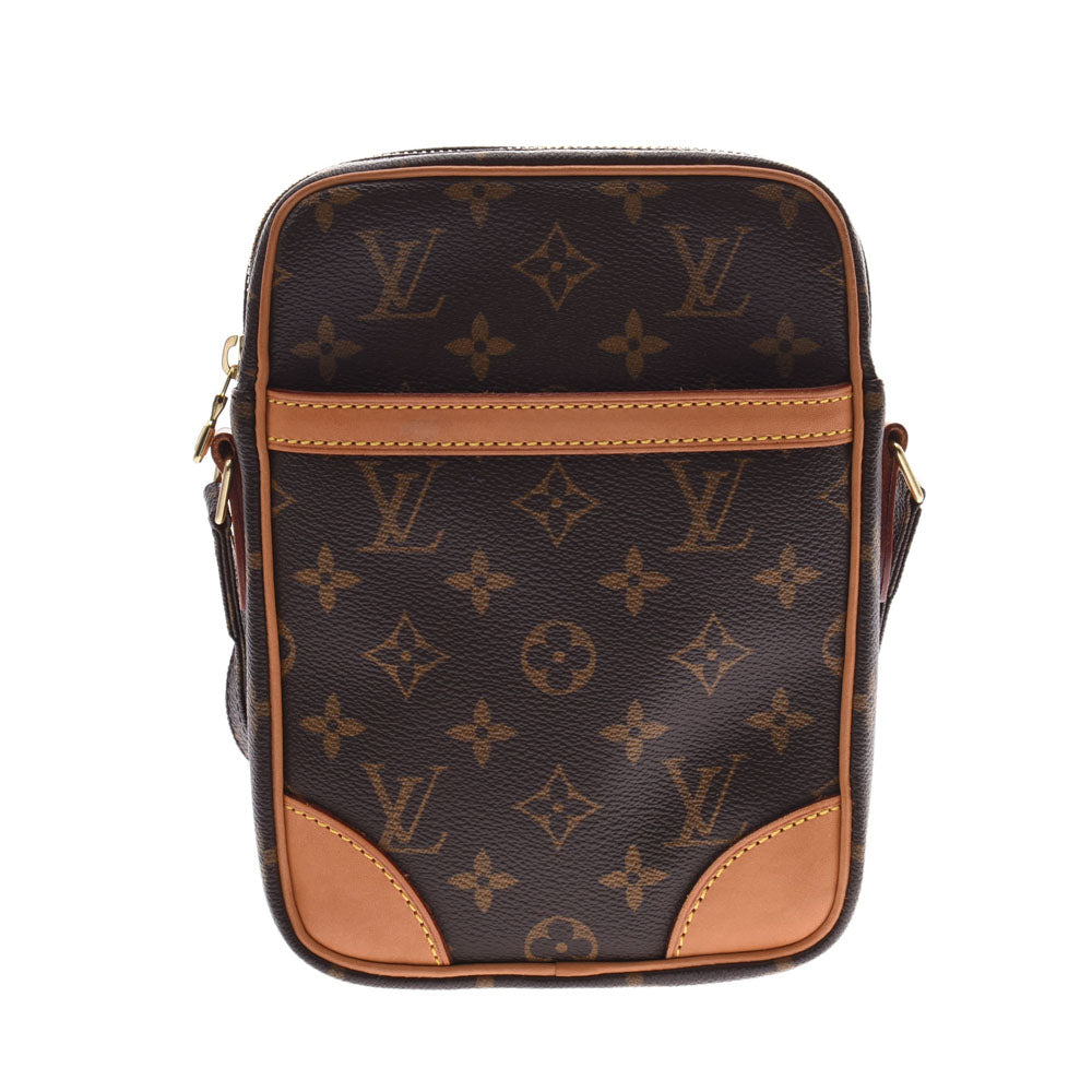 LOUIS VUITTON ルイヴィトン モノグラム ダヌーブ ブラウン M45266 ユニセックス モノグラムキャンバス ショルダーバッグ ABランク 中古 