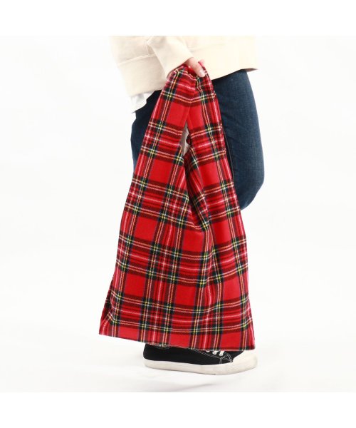 マスターアンドコー トートバッグ B4 MASTER&Co. トート バッグ エコバッグ 折りたたみ TARTAN CHECK ECOBAG M MC1391