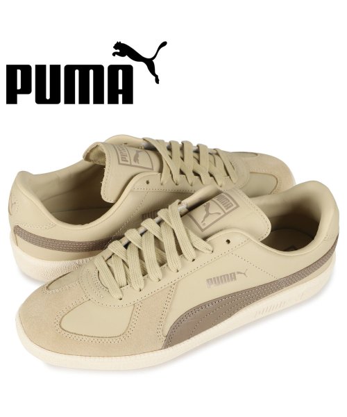 PUMA プーマ スニーカー アーミー トレーナーメンズ ARMY TRAINER CROC ベージュ 384399－02