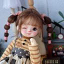 【オビツ11】dollウィッグ 手編みウィッグカツラBJD1/4サイズBJD1/6サイズBJD1/8サイズ