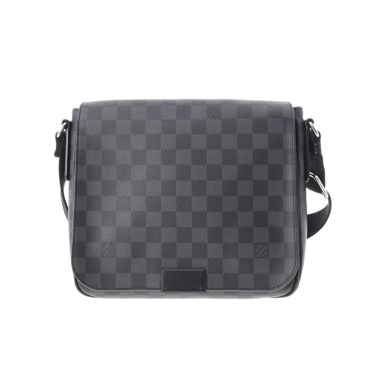 LOUIS VUITTON ルイヴィトン ダミエ グラフィット ディストリクト PM  黒/グレー N41260 メンズ ダミエグラフィットキャンバス ショルダーバッグ ABランク 中古 