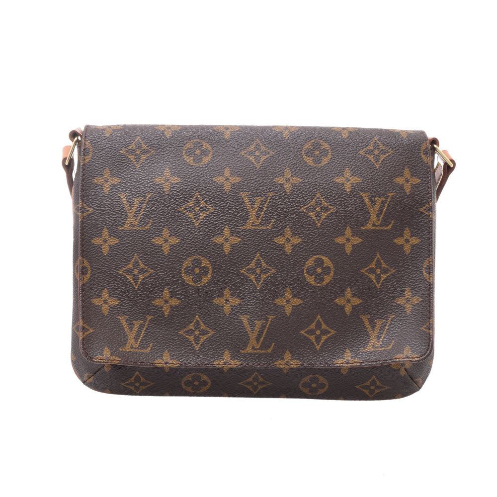 LOUIS VUITTON ルイヴィトンミュゼット・タンゴ ショート  14145 ブラウン レディース モノグラムキャンバス ショルダーバッグ M51257  中古