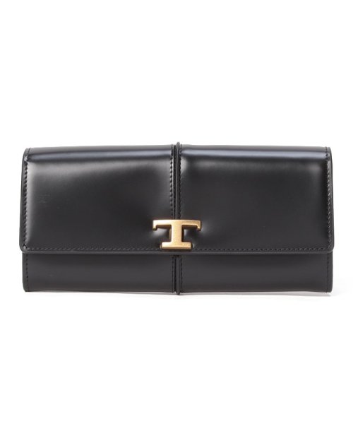 【TODS】トッズ T タイムレス レザー ロングウォレット 長財布 XAWTSKB0400KET