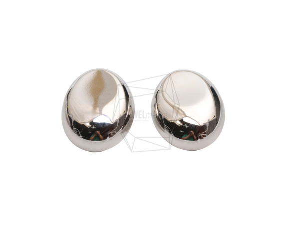 ERG-2761-R【2個入り】オーバルシェイプピアス,oval shape post Earring