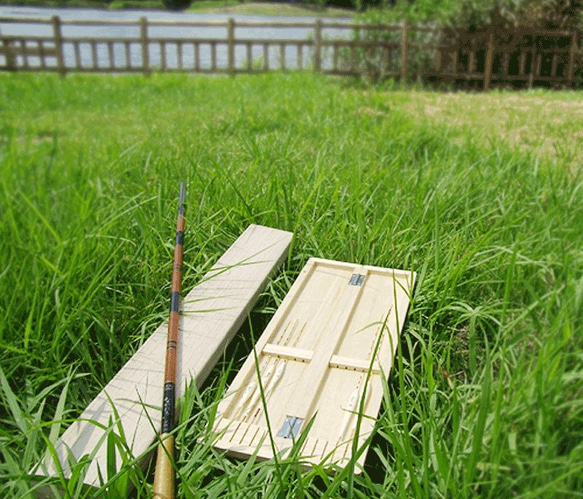 へら鮒釣り　ウキ用収納ケース　桐箱　調湿性