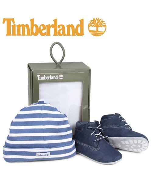 ティンバーランド Timberland ブーツ シューズ キャップ 帽子 ニット帽 セット キッズ ベビー INFANT CRIB BOOTIES CAP SE