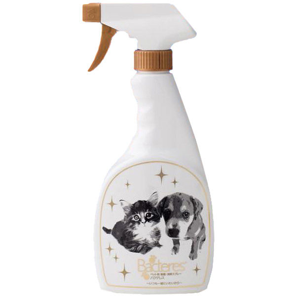 カモス バクテレス ペット用 なめても安心な消臭・除菌水(無香料)500ml 2080001 1ケース（36個入り）（直送品）