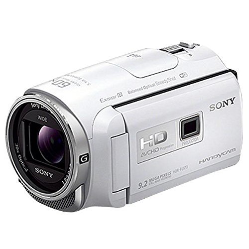 SONY HDビデオカメラ Handycam HDR-PJ670 ホワイト 光学30倍 HDR-PJ670-W【中古品】