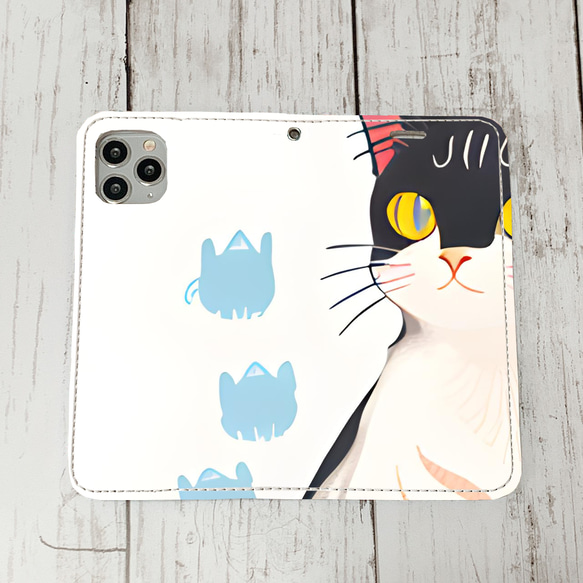 iphoneケース3-3-48 iphone 手帳 ねこ・猫・ネコ 箱2 かわいい アイフォン iface