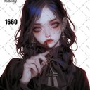 original sticker « no.1660 »     //     人物ステッカー オリジナルステッカー オリジナル人物ステッカー ステッカー cotton melody