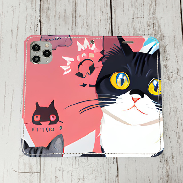 iphoneケース3-4-42 iphone 手帳 ねこ・猫・ネコ 箱4 かわいい アイフォン iface