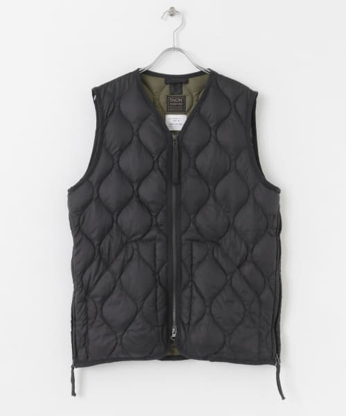 TAION　W－ZIP DOWN VEST B