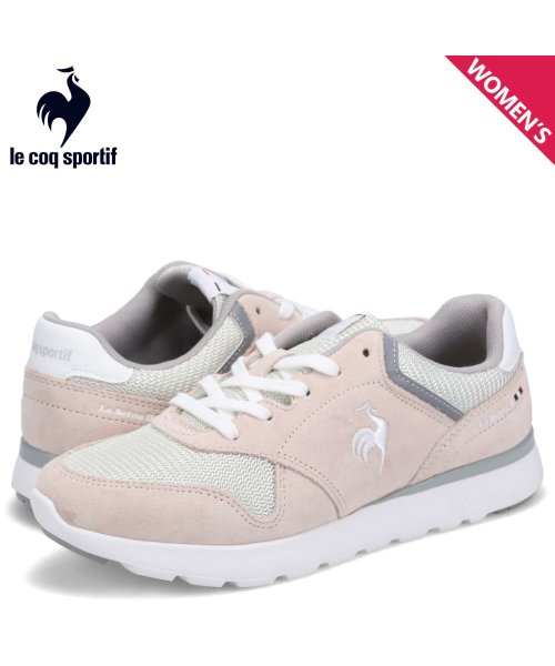 ルコック スポルティフ le coq sportif スニーカー ラ セーヌ 2 ワイド レディース 軽量 スエード LA SEINE II WIDE  ベージュ