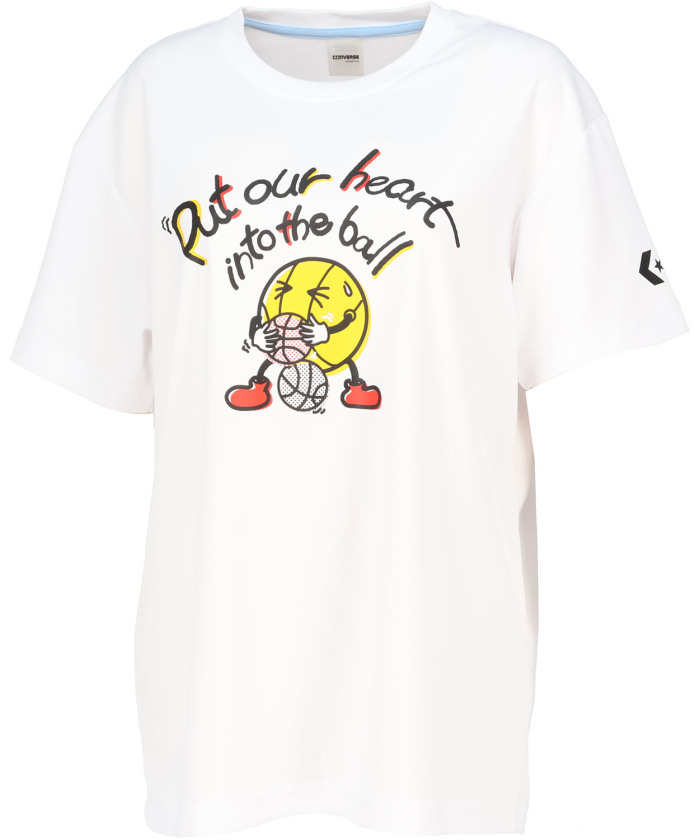 CONVERSE/CONVERSE コンバース バスケット ガールズプリントTシャツ CB3413･･･