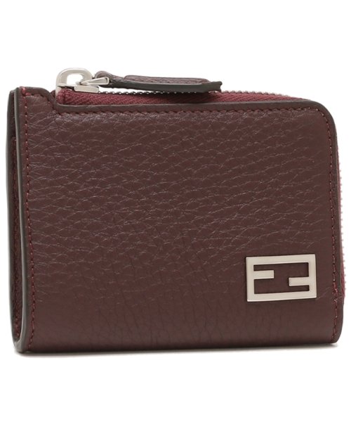 フェンディ カードケース バゲット ワインレッド メンズ FENDI 7M0330 AJF6 F1HRV