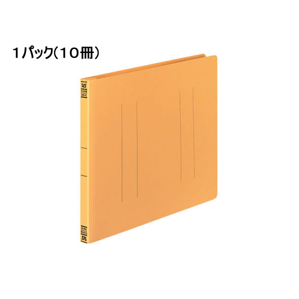 コクヨ フラットファイルV A4ヨコ とじ厚15mm 黄 10冊 1パック(10冊) F835585-ﾌ-V15Y