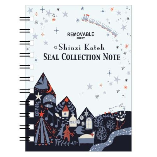 シール手帳 シール帳 A6 銀河鉄道の夜 シール堂印刷 貼ってはがせる シール交換 シール台紙 グッズ