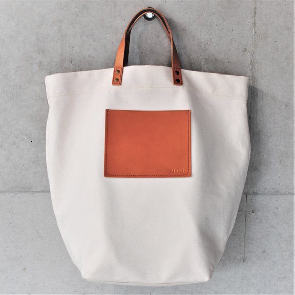 セール価格！！　MahL+81　CanvasBucketBag(s)　本革　帆布　キャンバス　ショルダーバッグ　2WAY