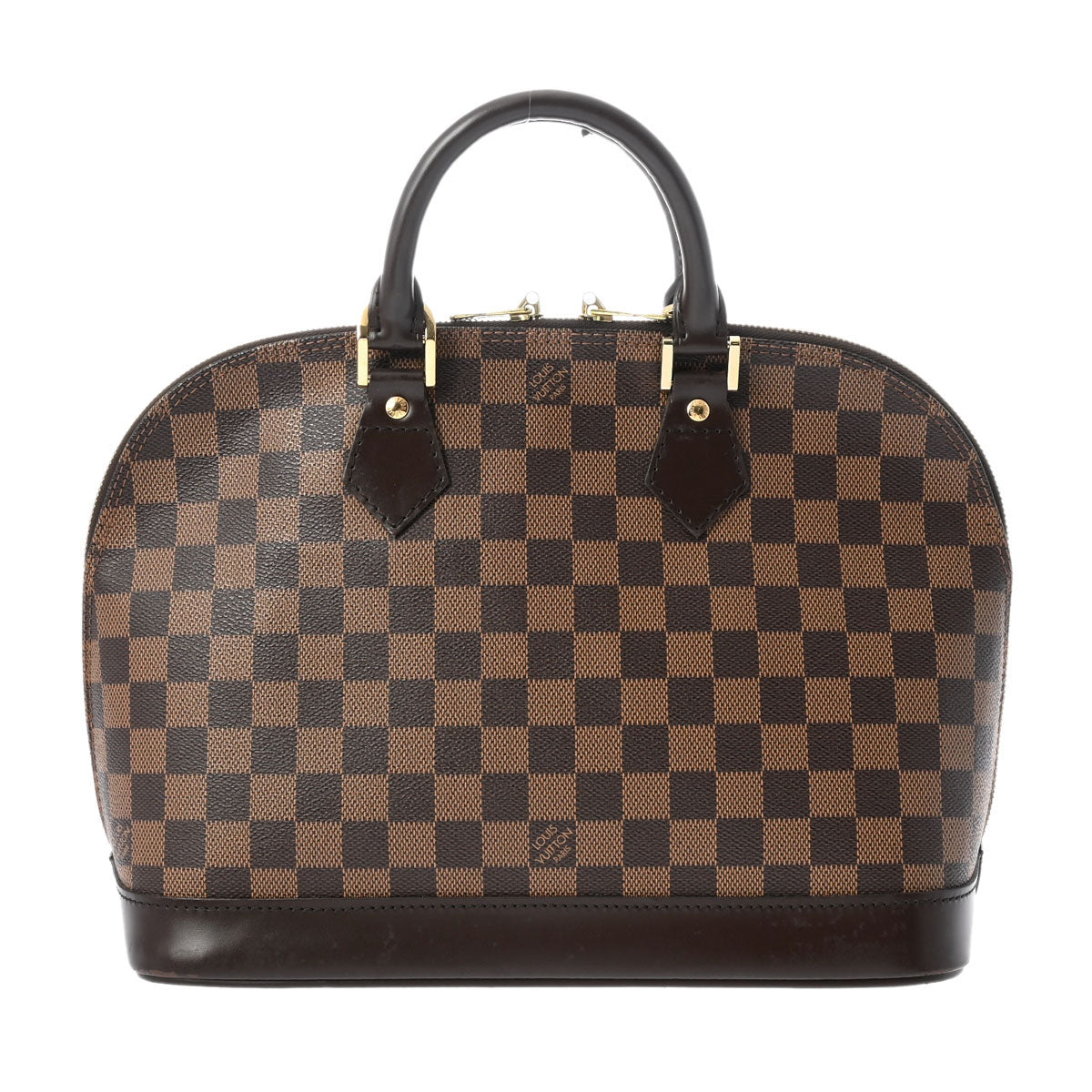 LOUIS VUITTON ルイヴィトン ダミエ アルマ 旧型 ブラウン N51131 レディース ダミエキャンバス ハンドバッグ Bランク 中古 