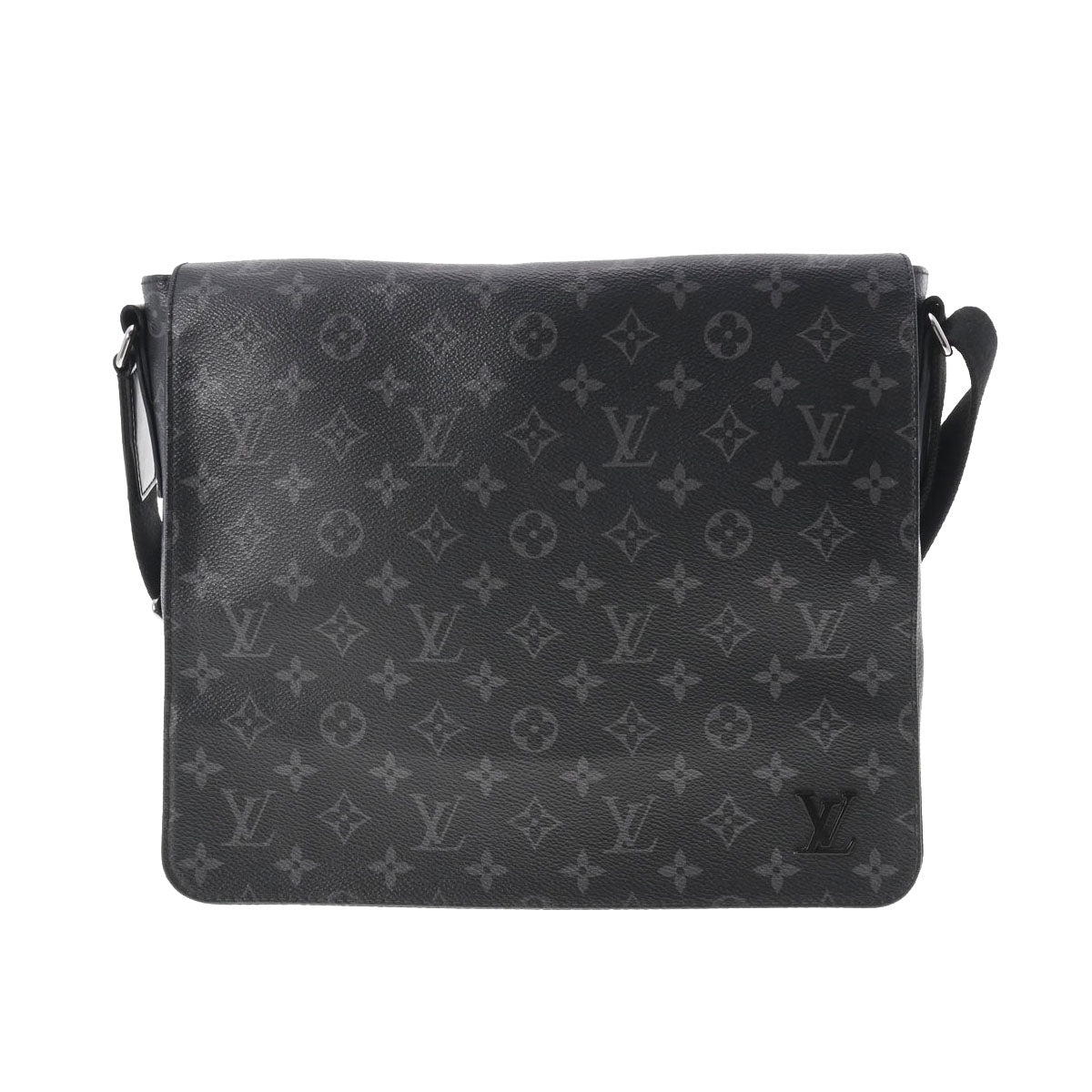 LOUIS VUITTON ルイヴィトン モノグラム エクリプス ディストリクトMM NM 黒/グレー M44001 メンズ モノグラムエクリプスキャンバス ショルダーバッグ Bランク 中古 