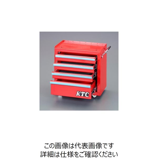 エスコ 320x150x285mm/4段 ミニワゴン EA956A-103 1台（直送品）