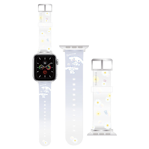 グルマンディーズ Apple Watch 38/40/41mm用ソフトバンド サンリオキャラクターズ シナモロール SANG-244CN