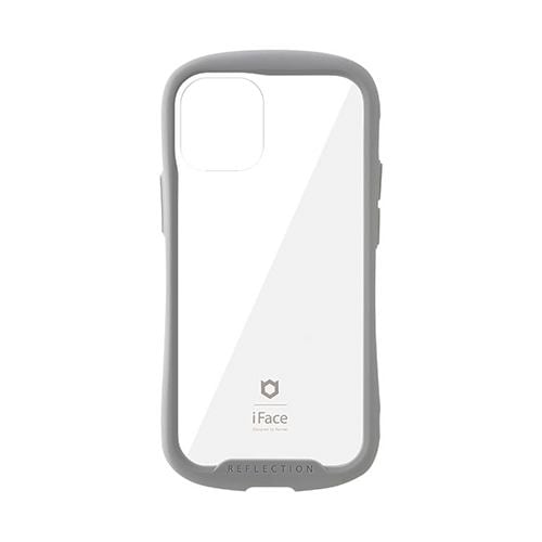 Hamme 41-907-921913 iPhone 12 mini専用iFace Reflection強化ガラスクリアケース グレー