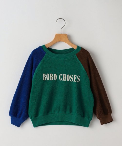 BOBO CHOSES:100～130cm / COLOR BLOCK SWEAT SHIRT