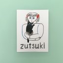 『zutsuki 』ステッカー　ねこ