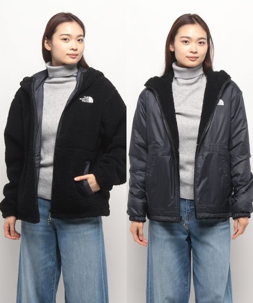 【THE NORTH FACE / ザ・ノースフェイス】FLEECE HOODIE NJ4FP57 リバーシブル ボア フリース フーディーパーカー アウター