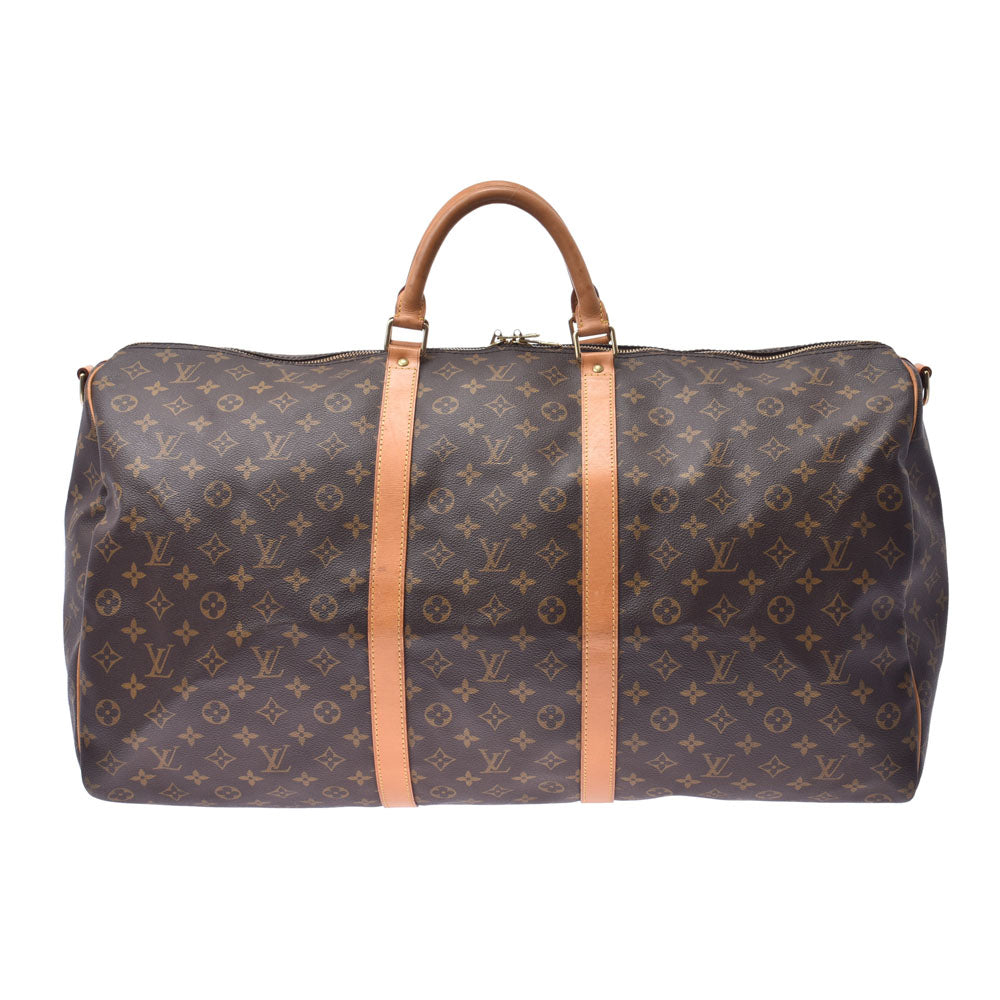 LOUIS VUITTON ルイヴィトン モノグラム キーポルバンドリエール60 ブラウン M41412 ユニセックス モノグラムキャンバス ボストンバッグ Bランク 中古 