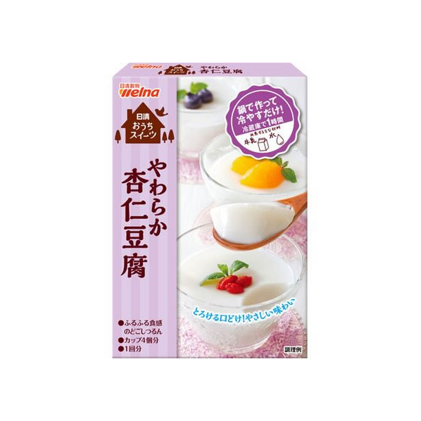 日清製粉ウェルナ お菓子百科やわらか杏仁豆腐 60g F800612