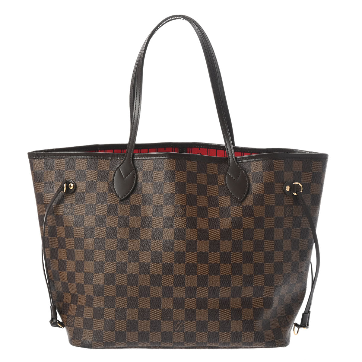 LOUIS VUITTON ルイヴィトン ダミエ ネヴァーフル MM ブラウン N51105 レディース ダミエキャンバス トートバッグ Aランク 中古 