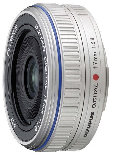 OLYMPUS パンケーキレンズ M.ZUIKO DIGITAL 17mm F2.8 シルバー【中古品】