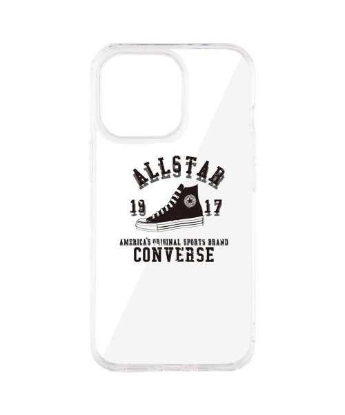 コンバース CONVERSE iPhone13 Pro スマホケース メンズ レディース 携帯 アイフォン 透明 COLLEGE LOGO HYBRID CL