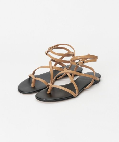 【HEWN (ヒューン)】THONG LACE－UP SANDAL