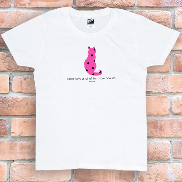 tシャツ　Tシャツ　プレゼント　ロゴTシャツ　Tシャツ　おしゃれTシャツ　猫　ネコ　ねこ　白ティー　シンプルTシャツ