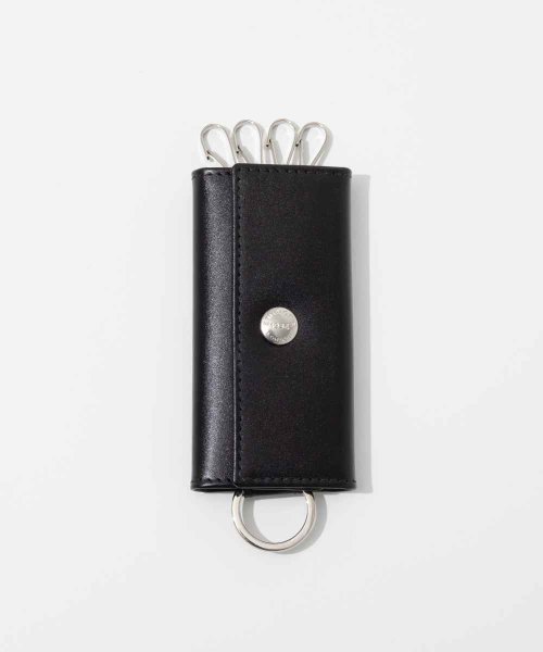 エッティンガー ETTINGER ST840AJR キーケース Key Case w. 4 Hooks + Valet メンズ 4連 カーフレザー コンパクト