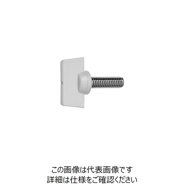 ファスニング J Rグレー ステンレス プラカラー蝶ボルト 1種 1シュ 4 X 25 C0020P000040025000（直送品）